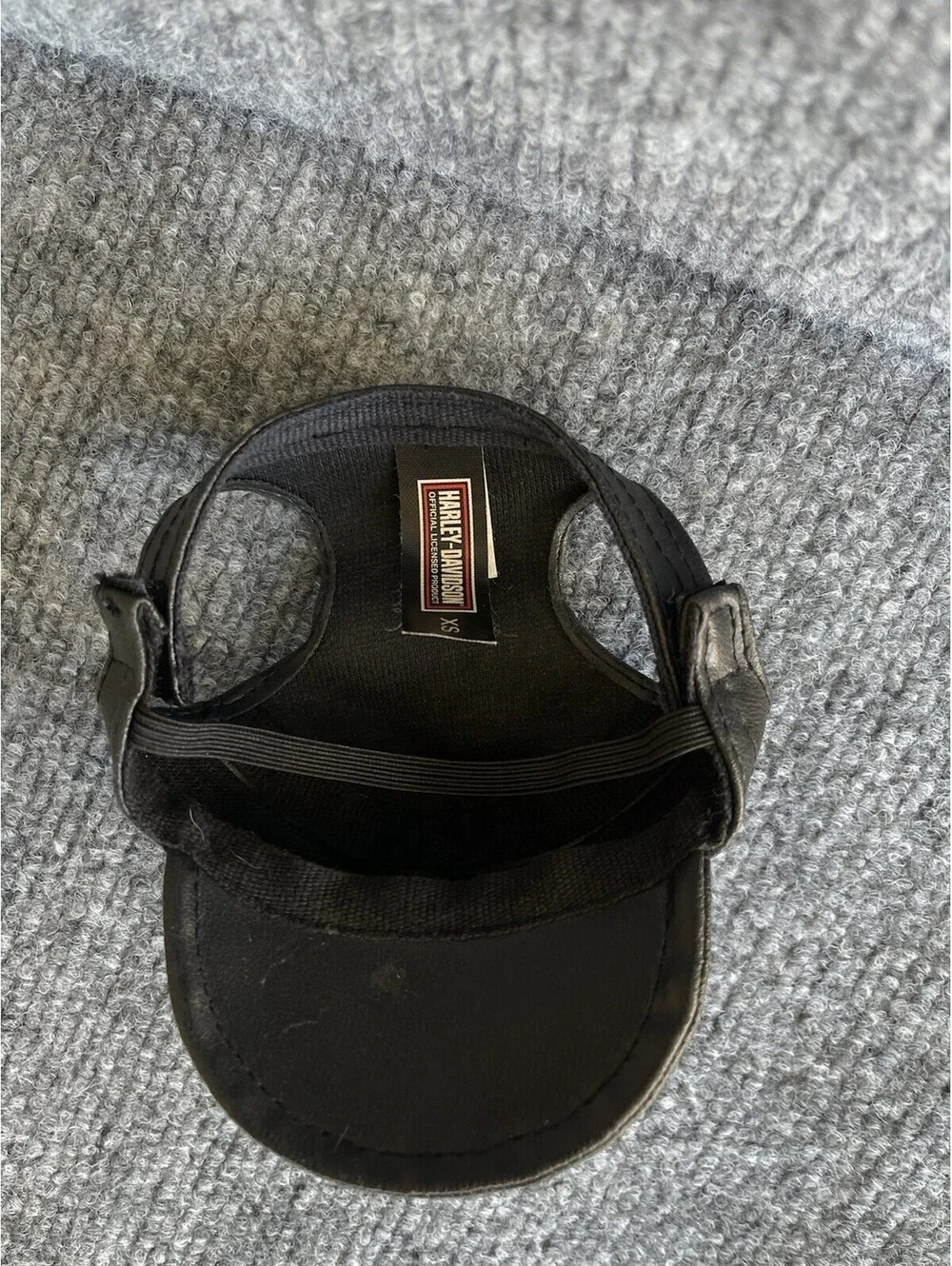 Harley-Davidson Dog Hat Biker Cap Pet Canine HD Logo Vintage Style Size XS